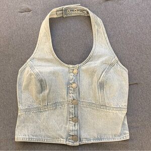 Levi’s denim halter top